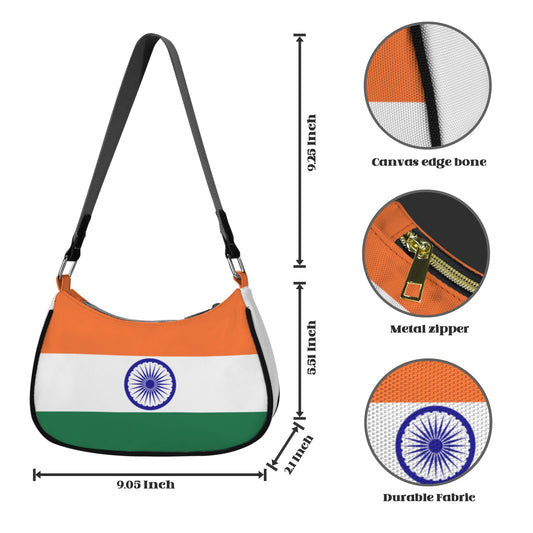 India Flag Inspired Women's Shoulder Bag