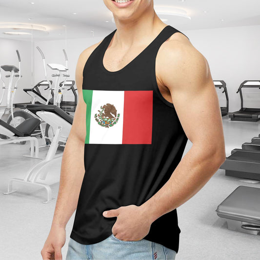 Mexico Flag Men's Tank Top (Front Printing) | Ships from USA