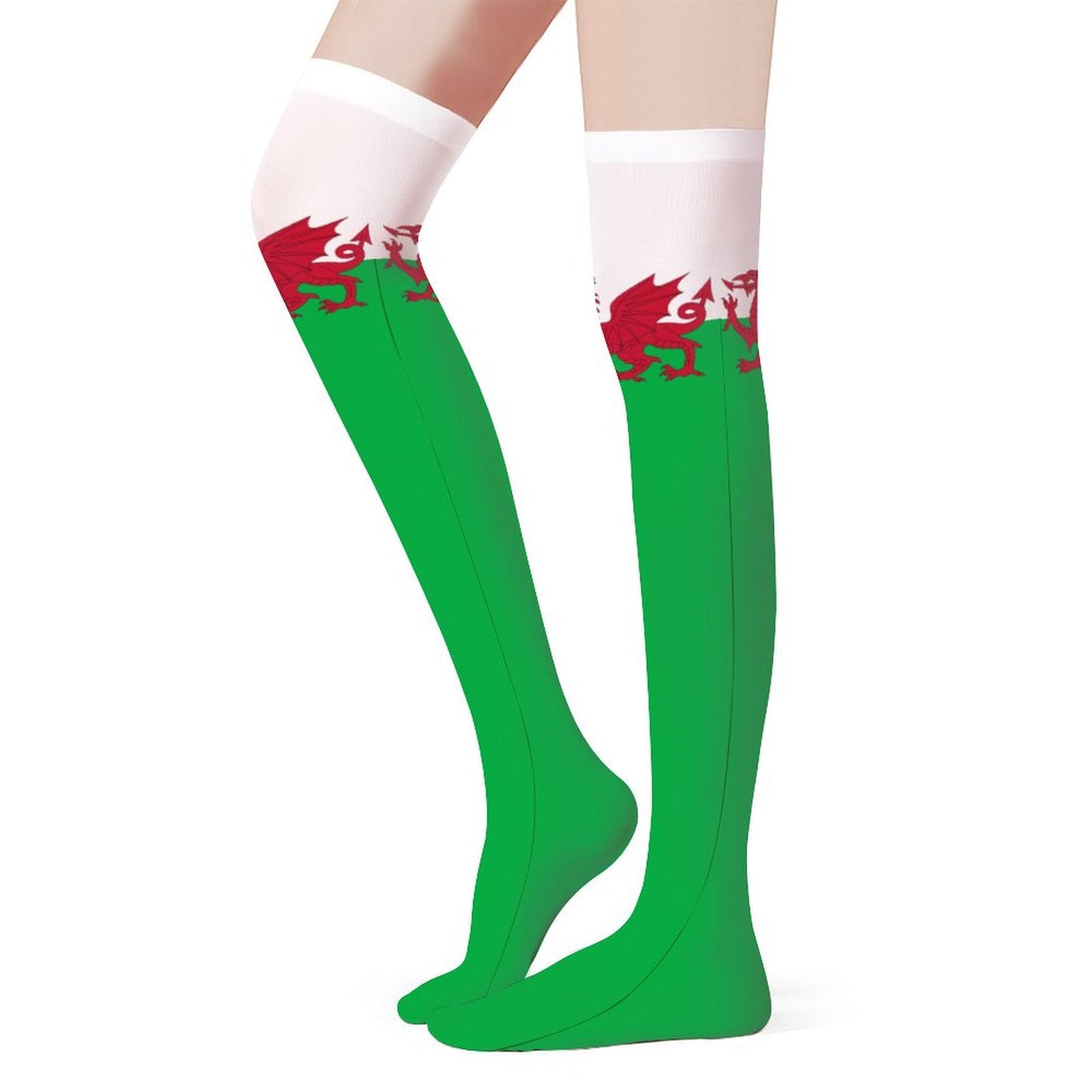 Wales Flag Trendy Stockings(Long)