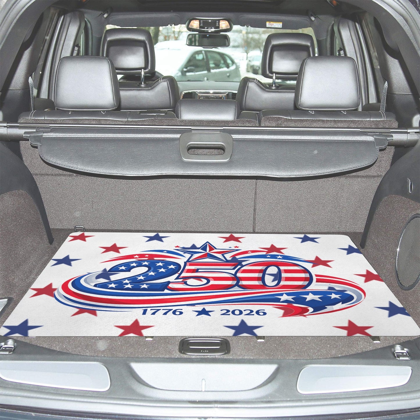 250th Anniversary of the USA Flag Inspired Car Trunk Mat 100 × 75 cm / 39.4 × 30 in Printed in the USA