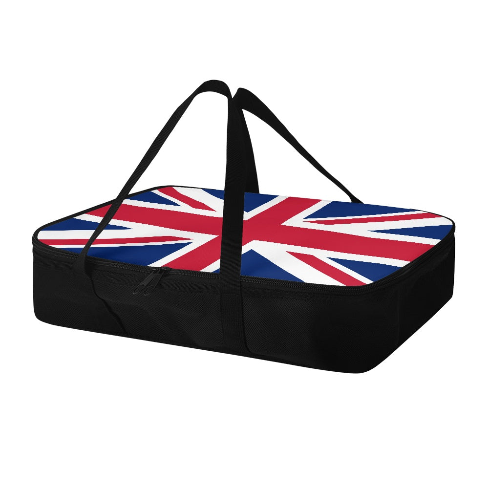 UK Britain Flag Inspired Insulated Casserole Carrier – Durable Hot & Cold Food Bag