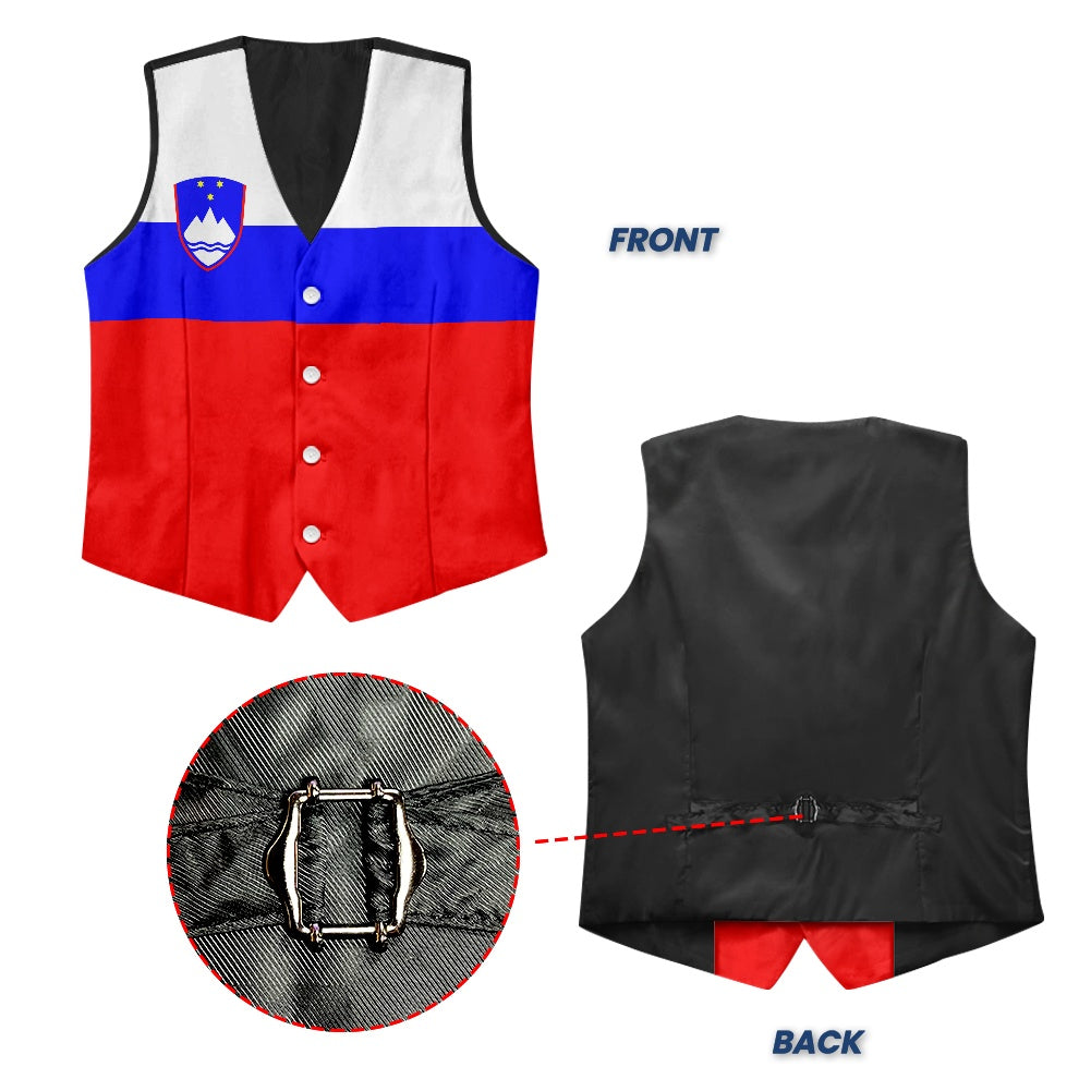 Slovenia Flag Suit vest jacket