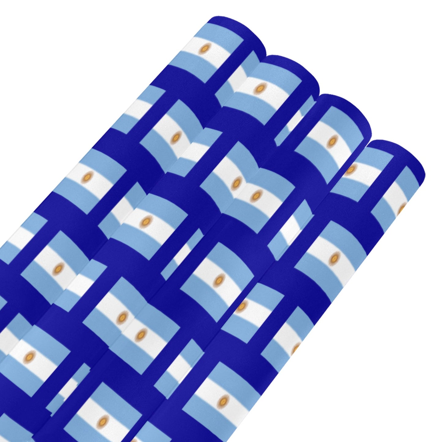 Argentina Flag Custom Gift Wrapping Paper 58"x 22.5" (4 Rolls)