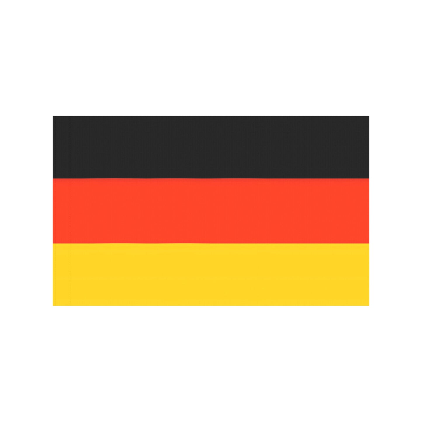 German flag with black, red, yellow stripes. Luv My Flag.