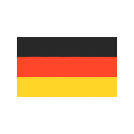 German flag with black, red, yellow stripes. Luv My Flag.