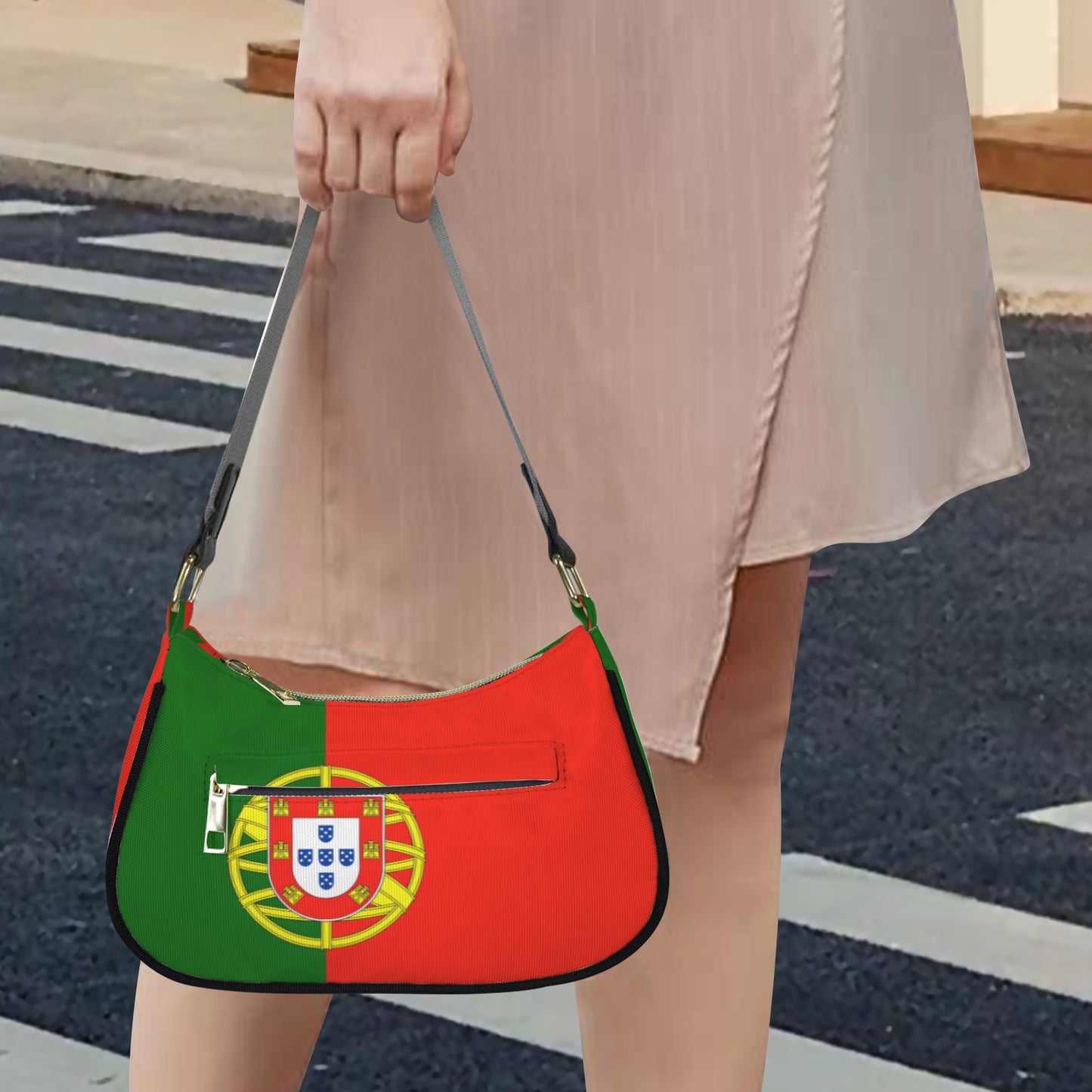 Portugal Flag Inspired Women's Shoulder Bag