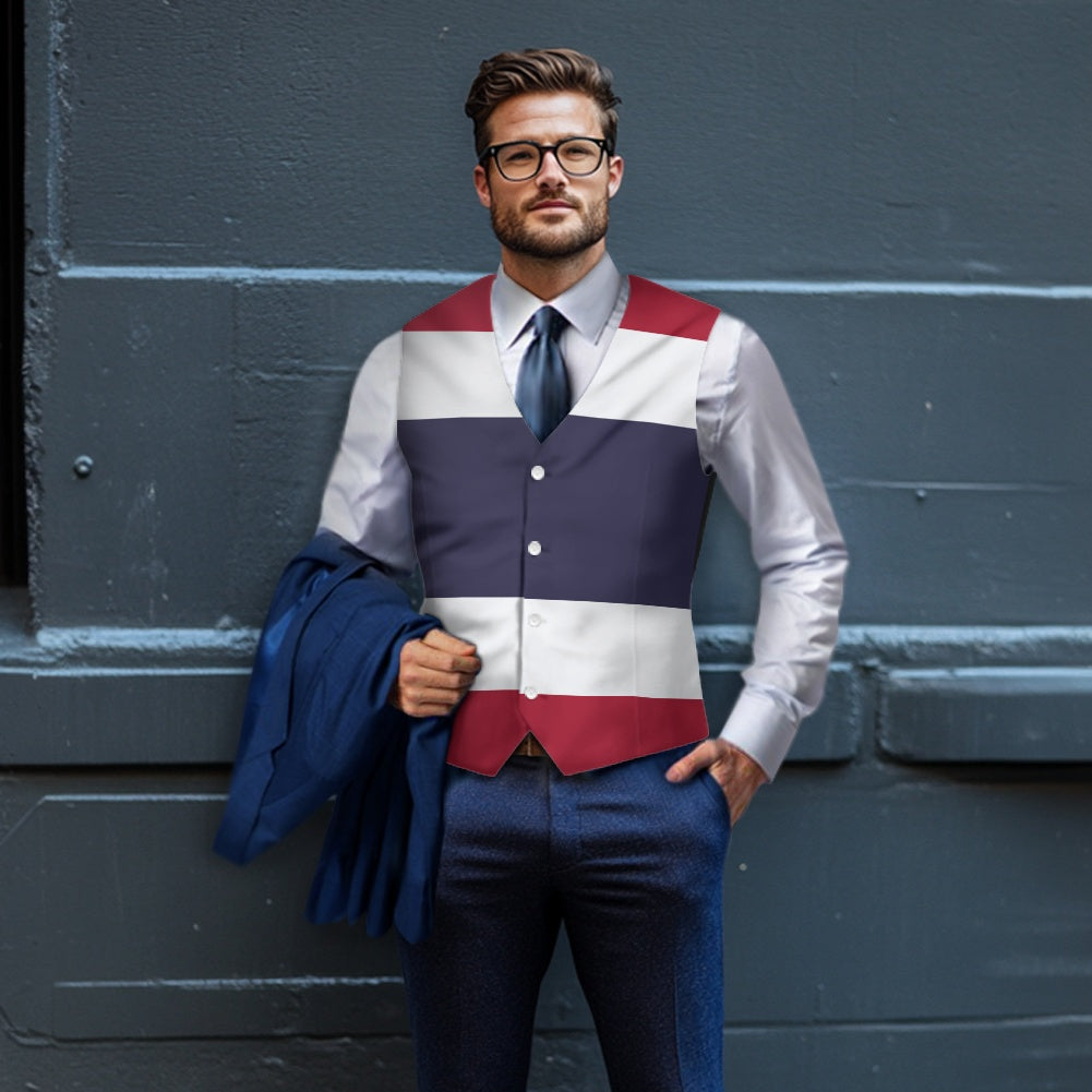 Thailand Flag Suit vest jacket