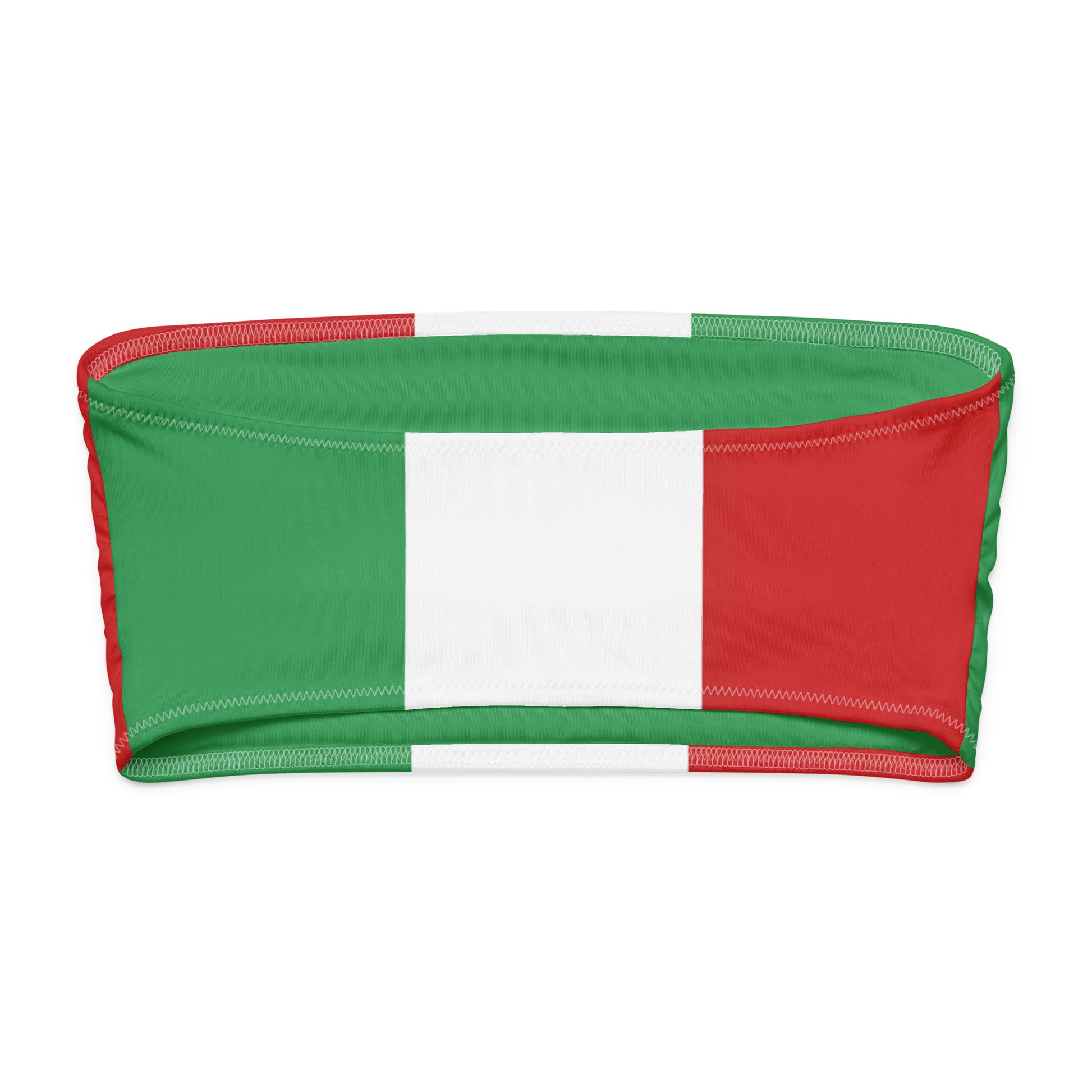 🌶️ Viva México Bandeau Bikini Top – Bold, Eco-Chic & Sun-Ready! 🇲🇽 - Luv My Flag