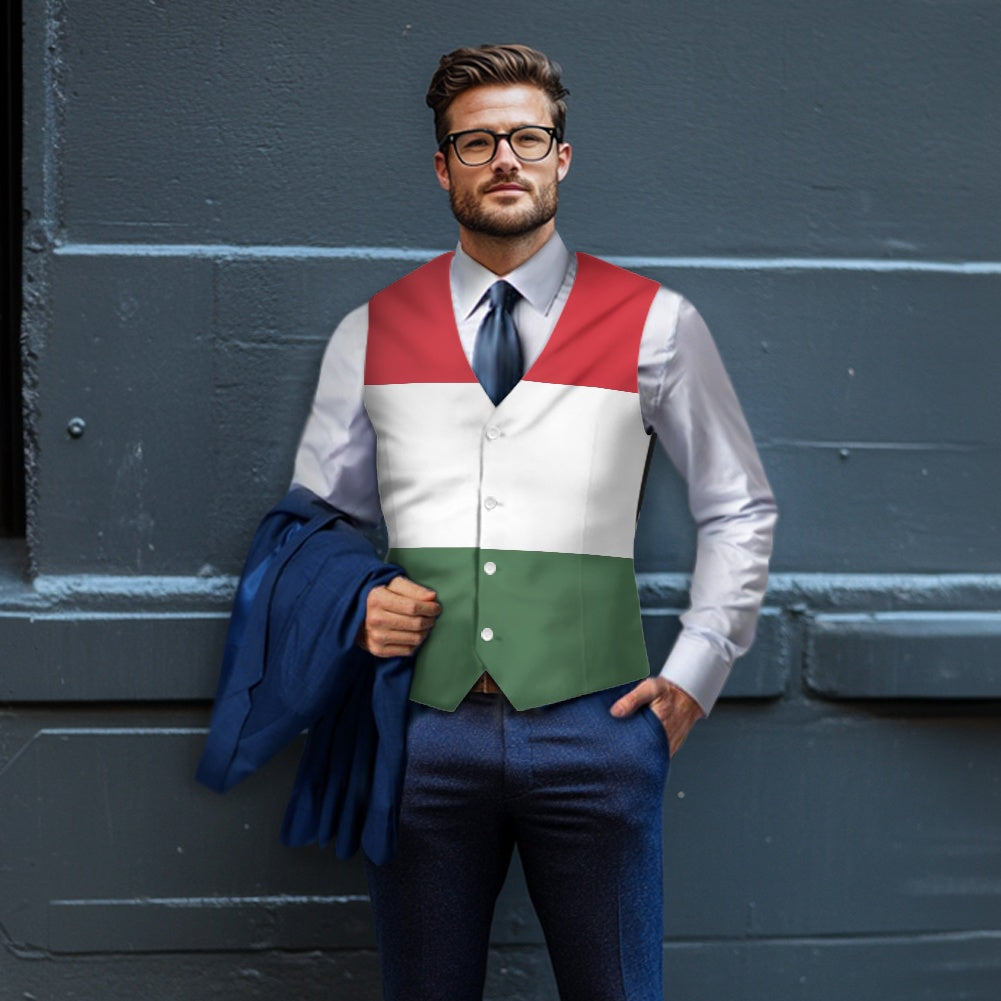 Hungary Flag Suit vest jacket