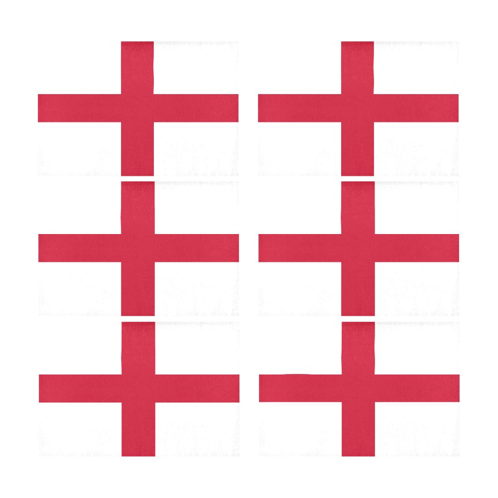 England Flag Placemats 12" x 18" (Set of 6)