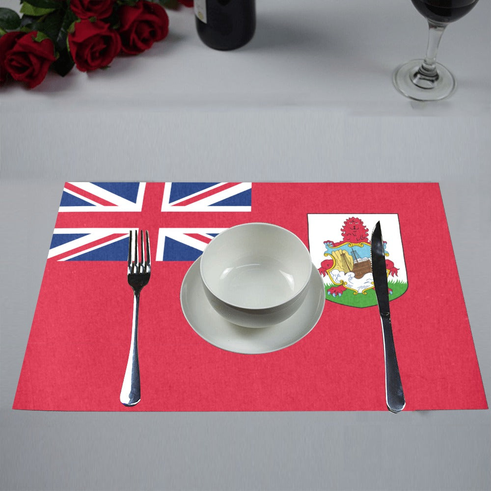 Bermuda Flag Placemats 12" x 18" (Set of 6)