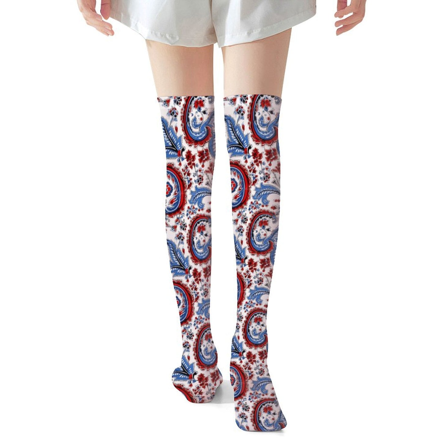 USA/American Flag Inspired Design Trendy Stockings(Long)