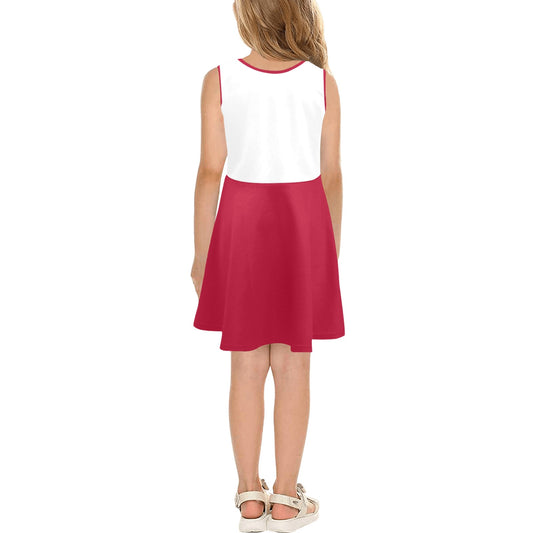 California Flag Inspired Girls' Sleeveless Sundress | Ships from USA