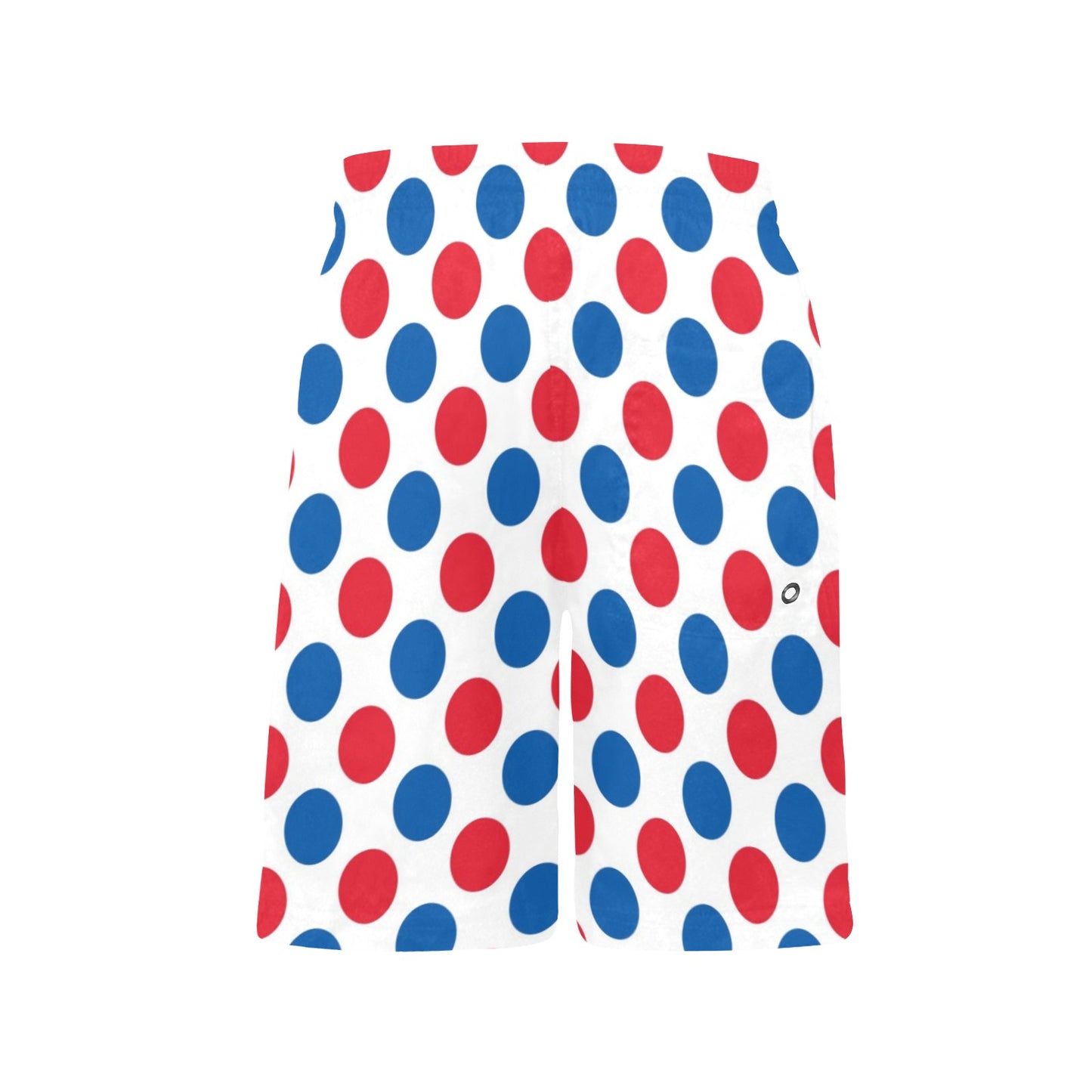 USA/American Flag Inspired Polka Dot Pattern Boys Beach Shorts