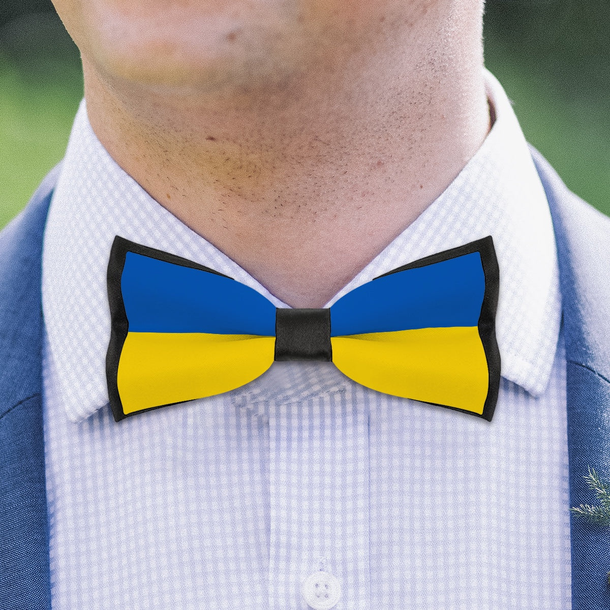 Ukraine Flag Inspired Bow Tie – Look Sharp, Show your Columbian Pride