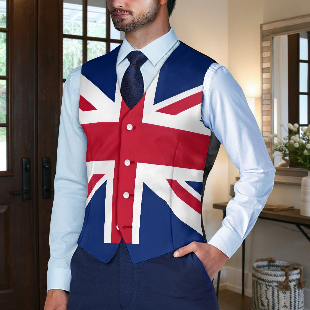 UK/Great Britain Flag Suit vest jacket