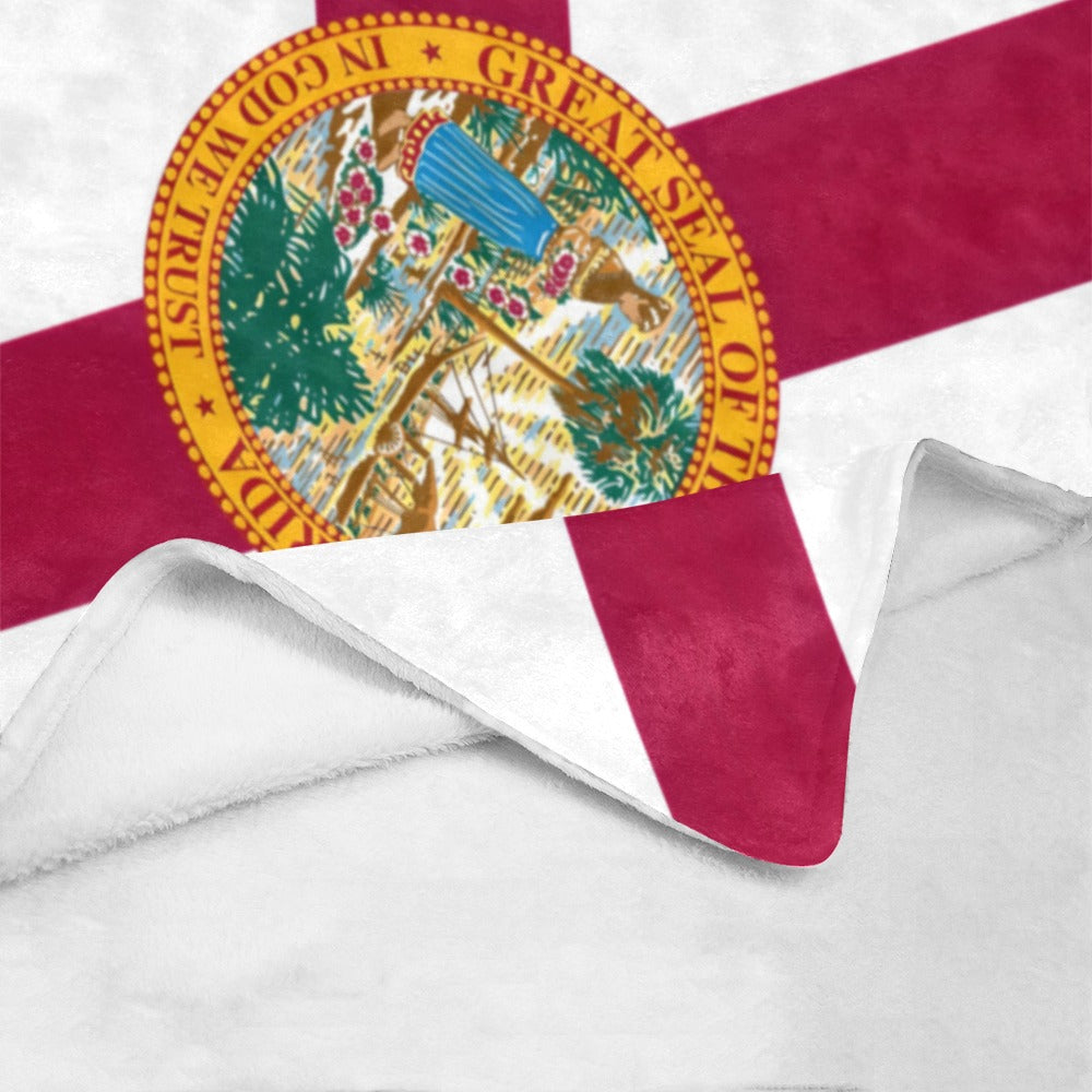 Luv My Flag blanket with Florida state flag design.