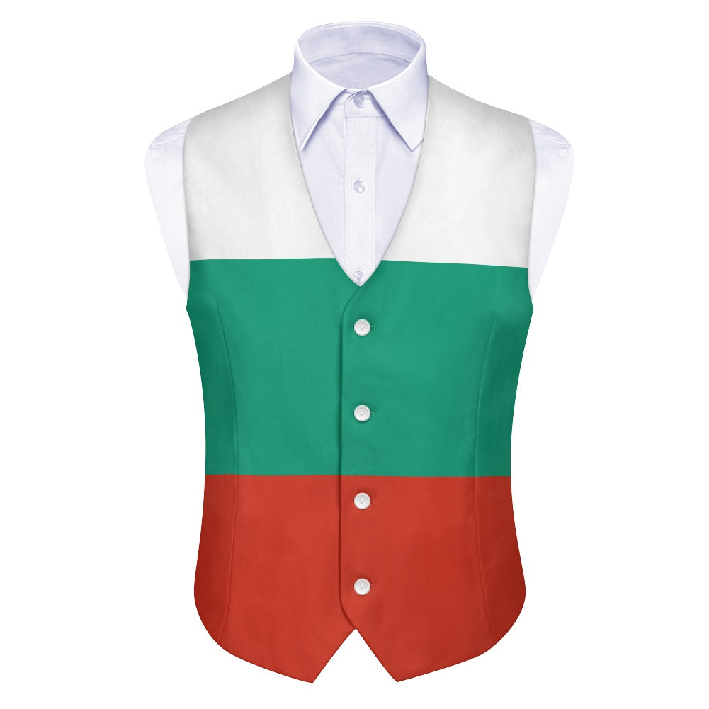 Bulgaria Flag Suit vest jacket