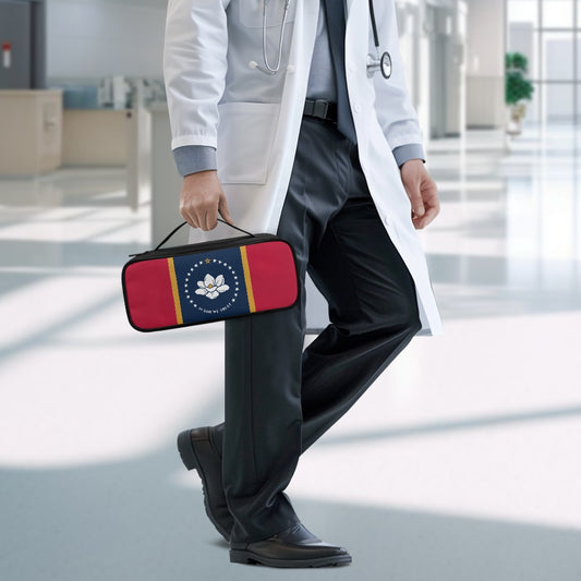 Mississippi Flag Inspired Stethoscope Storage Bag