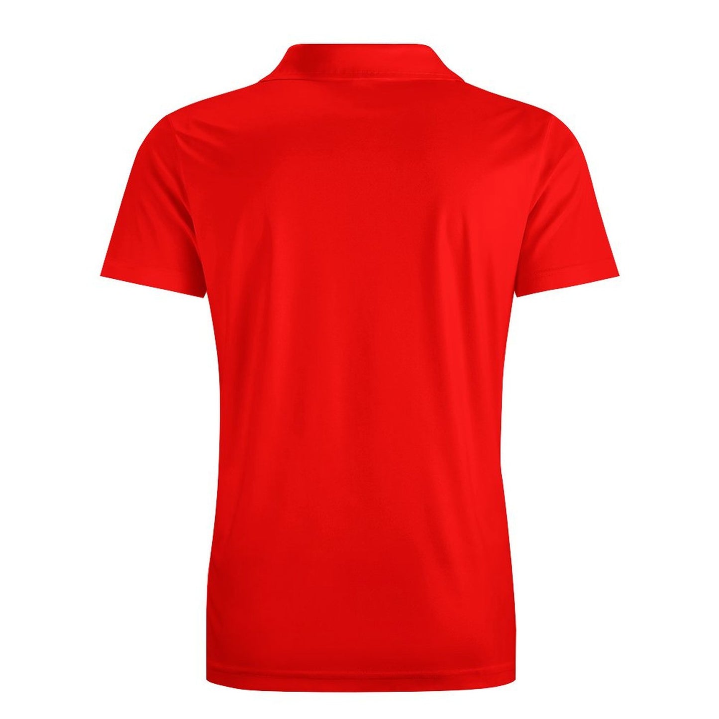 Thin Red Line Flag Inspired Eagle Men’s Premium Ice Silk Polo Shirt