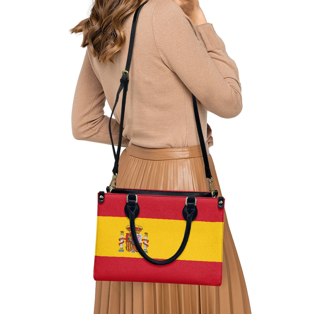 Spain Flag Bag With Viva Flair – PU Leather Purse for Everywhere - Luv My Flag