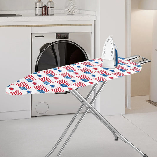 American Flag With Hearts Pattern Ironing Board Cover