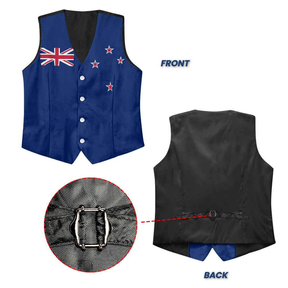 New Zealand Flag Suit vest jacket
