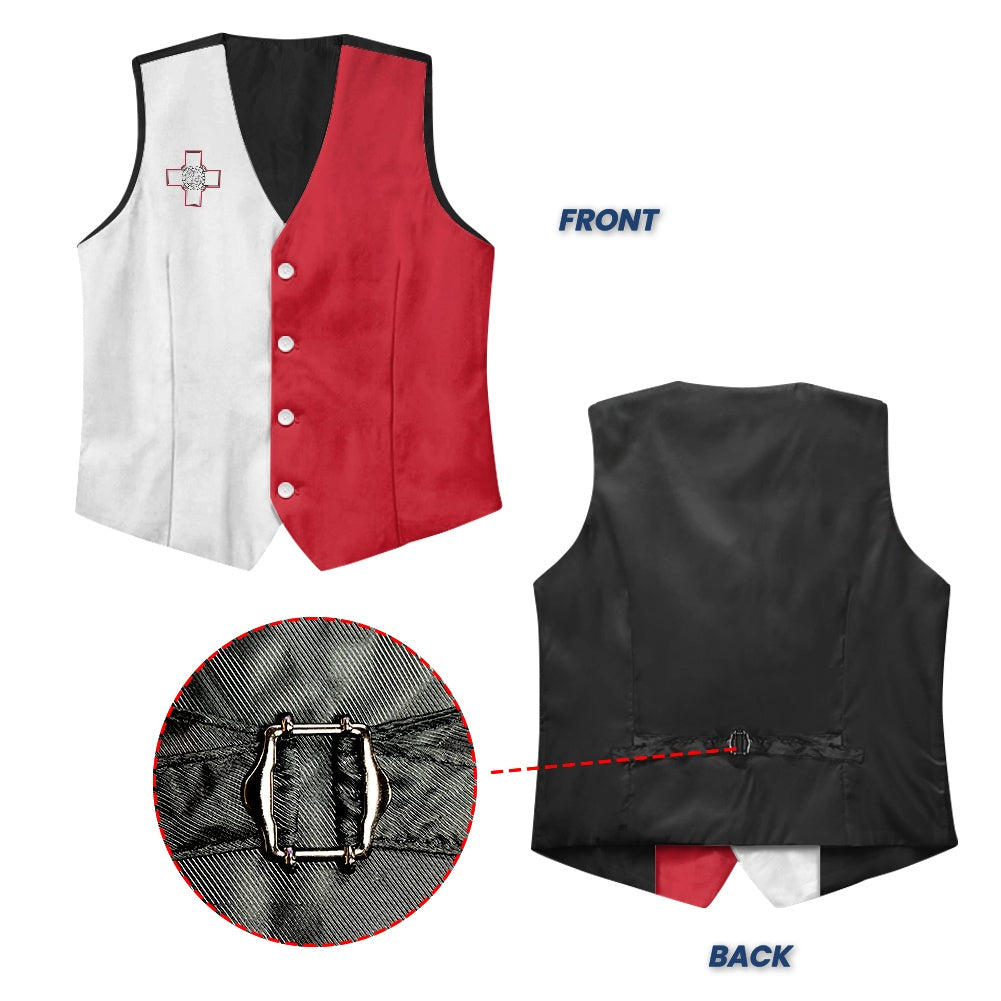 Malta Flag Suit vest jacket