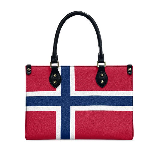 Norway Flag Bag With Bold Display – PU Leather Purse for Everyday - Luv My Flag