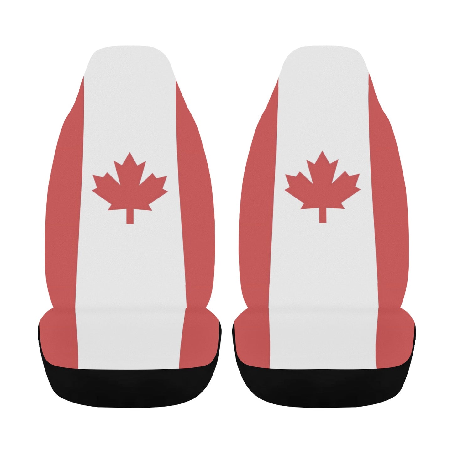 Canada Flag Car Seat Cover Airbag Compatible(Set of 2)