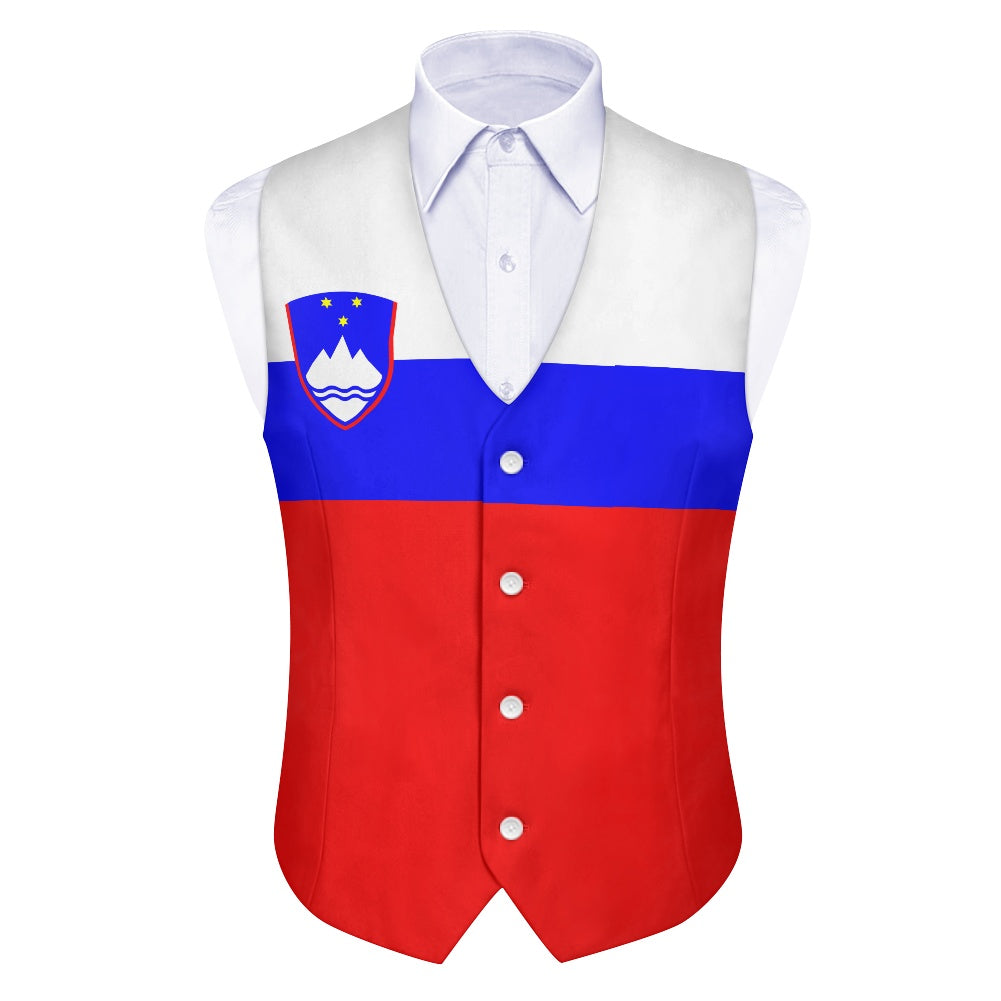 Slovenia Flag Suit vest jacket