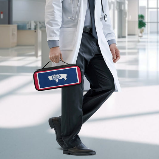 Wyoming Flag Inspired Stethoscope Storage Bag