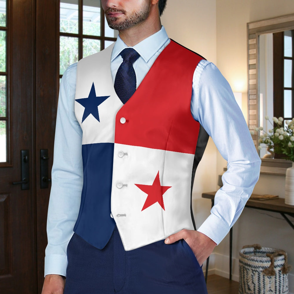 Panama Flag Suit vest jacket