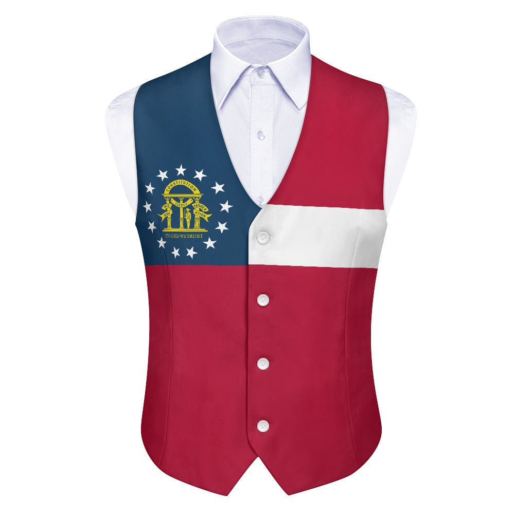 Georgia Flag Suit vest jacket