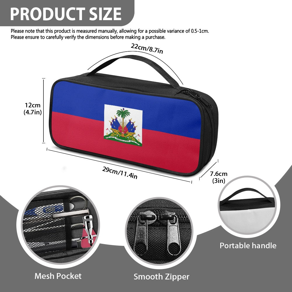 Haiti Flag Inspired Stethoscope Storage Bag