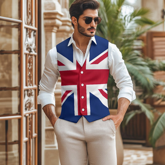 UK/Great Britain Flag Suit vest jacket