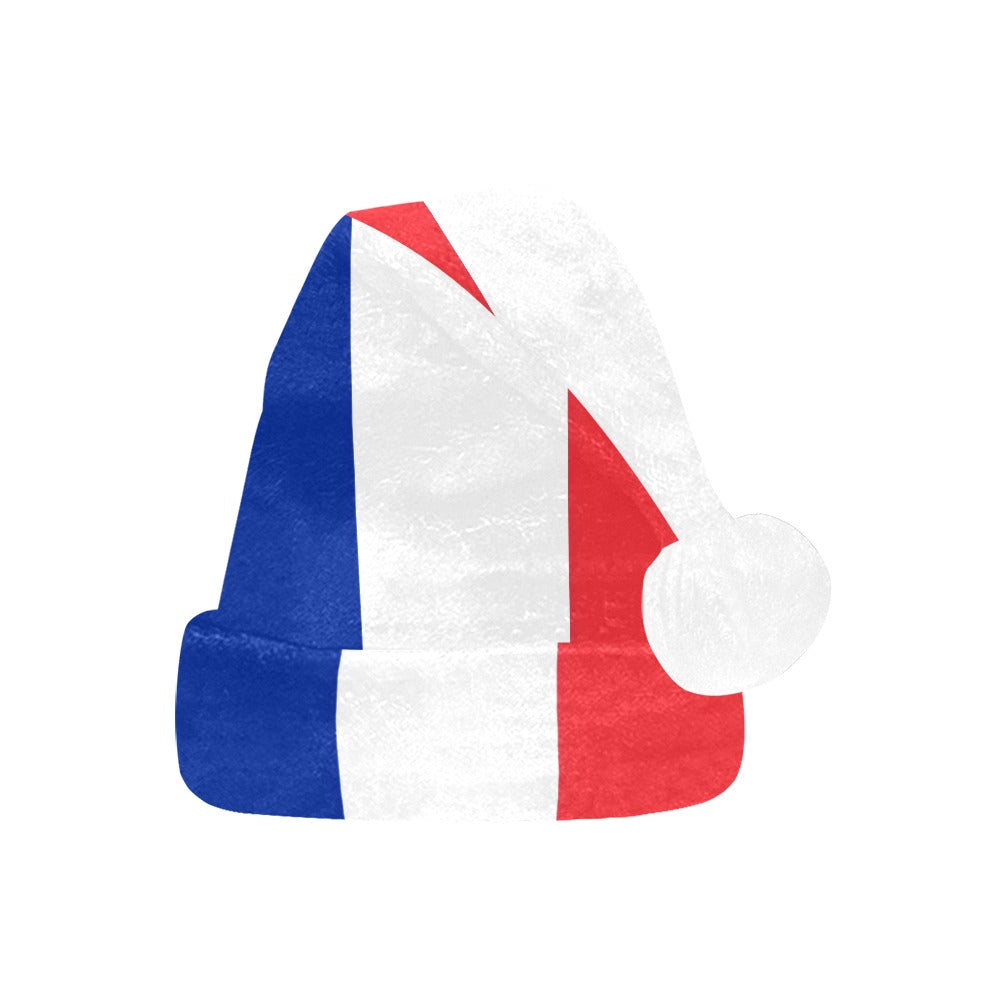 France Flag Christmas Santa Hat