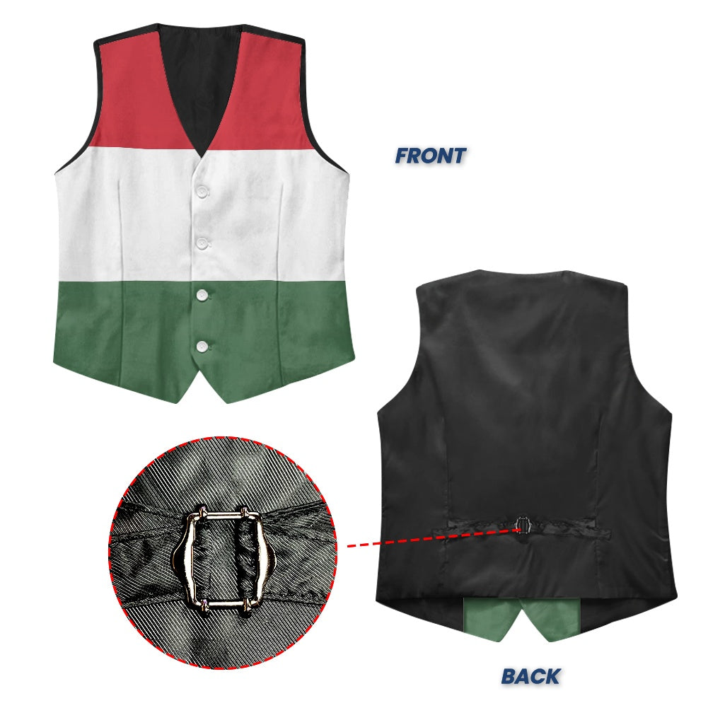 Hungary Flag Suit vest jacket