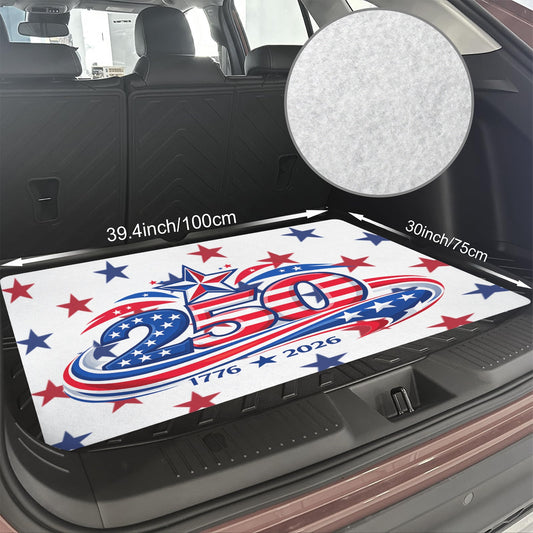 250th Anniversary of the USA Flag Inspired Car Trunk Mat 100 × 75 cm / 39.4 × 30 in Printed in the USA