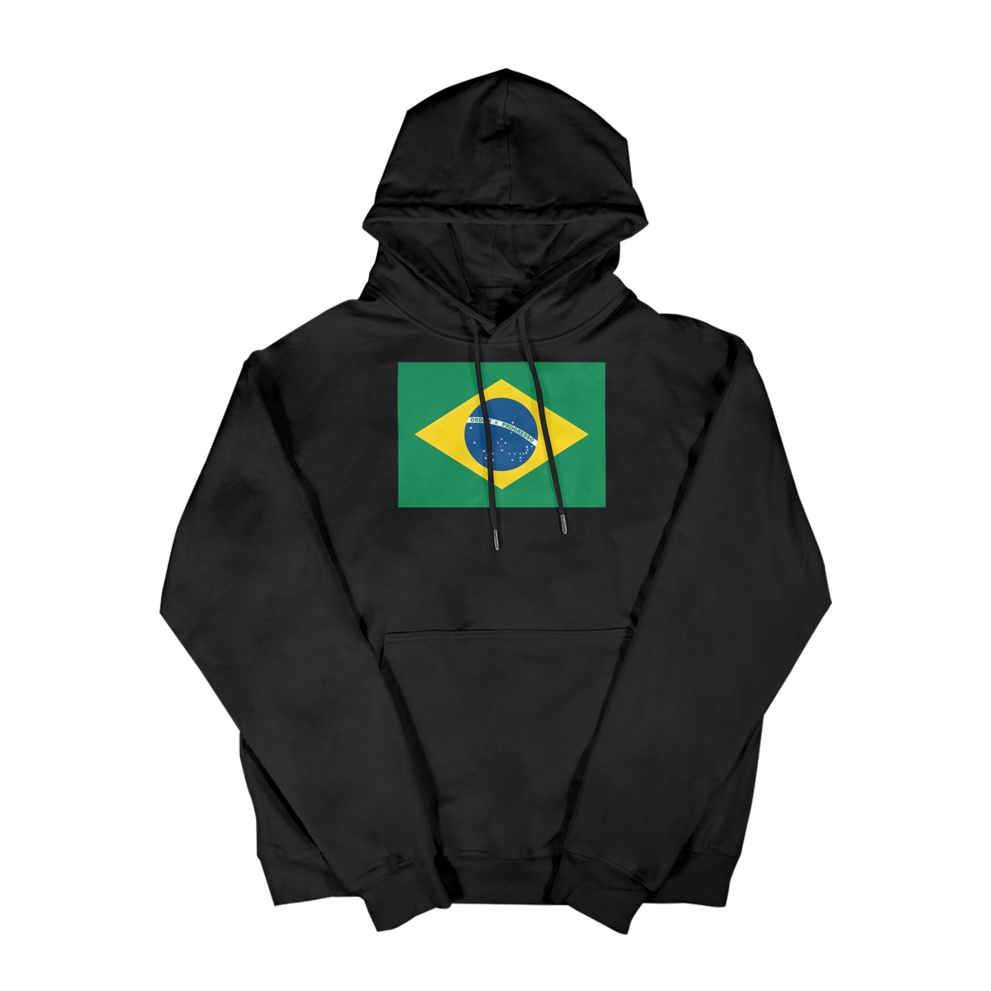 Brazil Flag Women's Hoodie Made in the USA