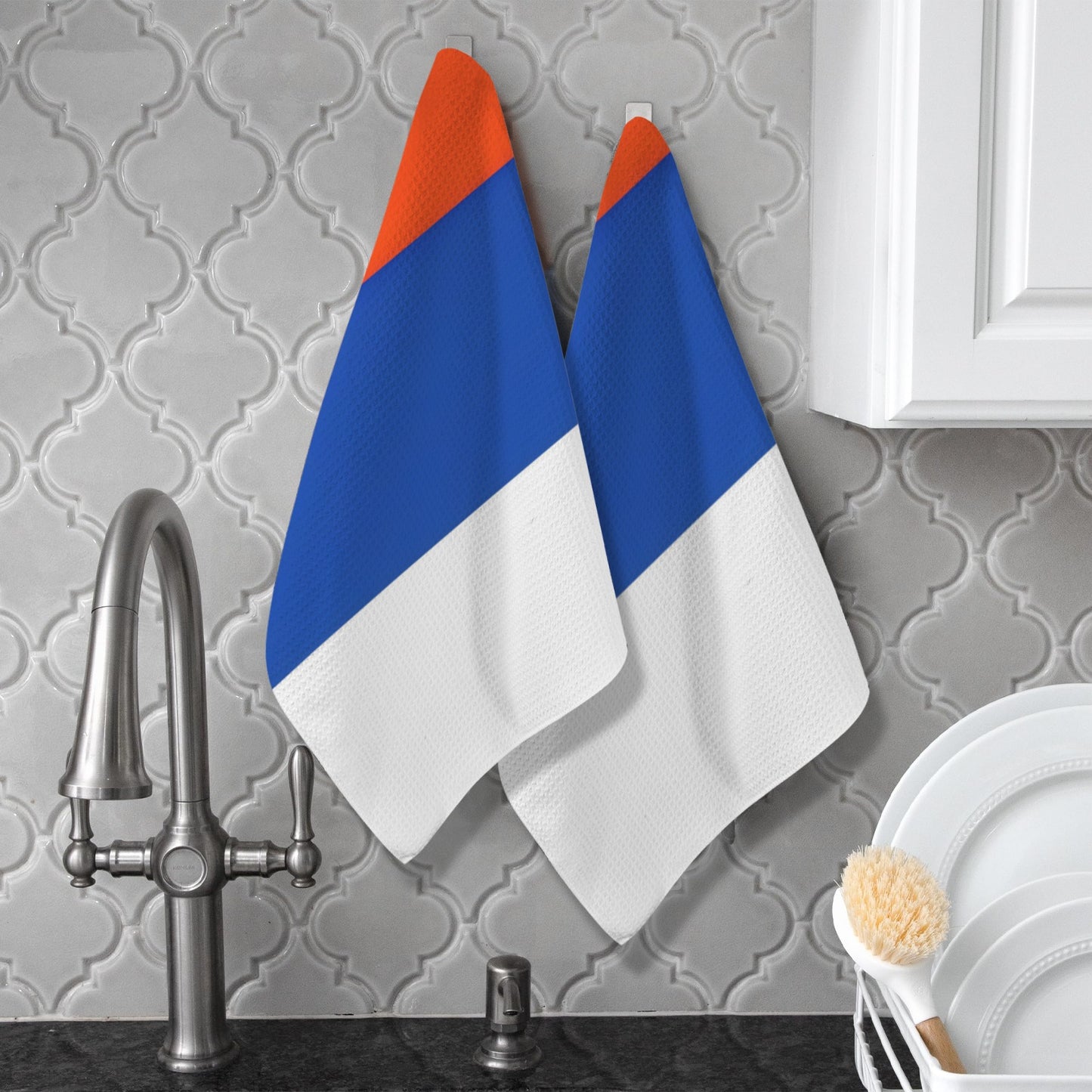Russia Flag Inspired Kitchen Towel 40X60cm (Pack of 2) (Made in the USA)