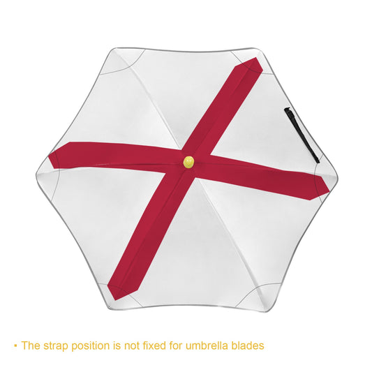 Alabama Flag Inspired Kids Safe Round Corner Umbrella