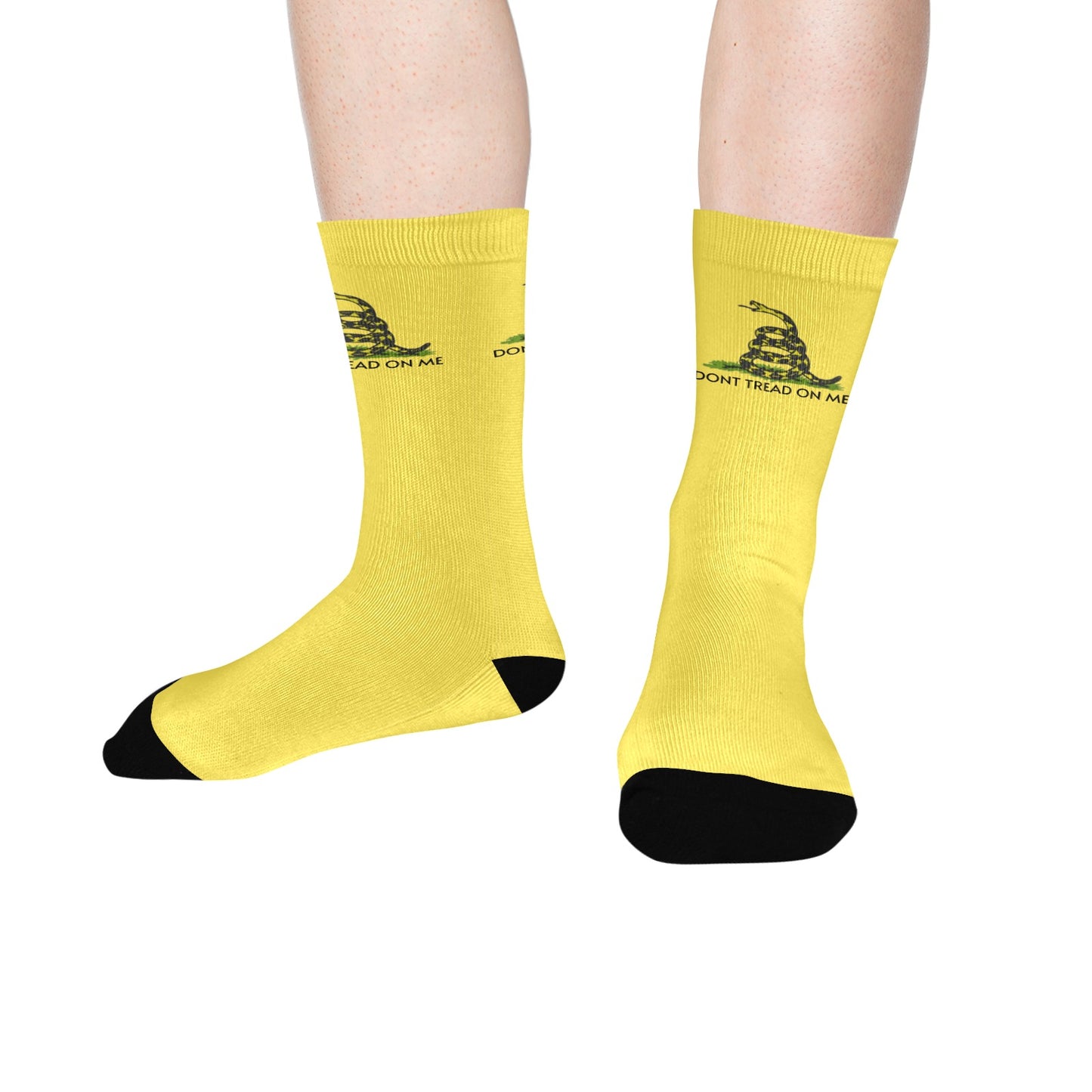Gadsden Flag Inspired Socks Crew Socks | Ships from USA