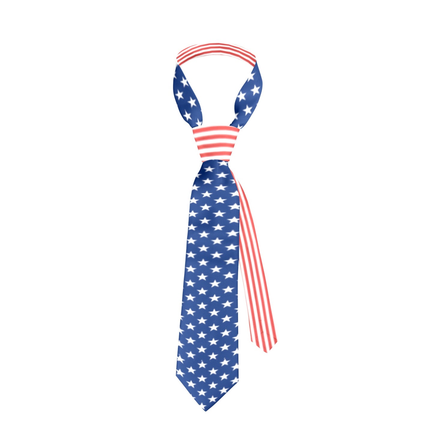 USA/American Flag Inspired Classic Necktie (Two Sides)