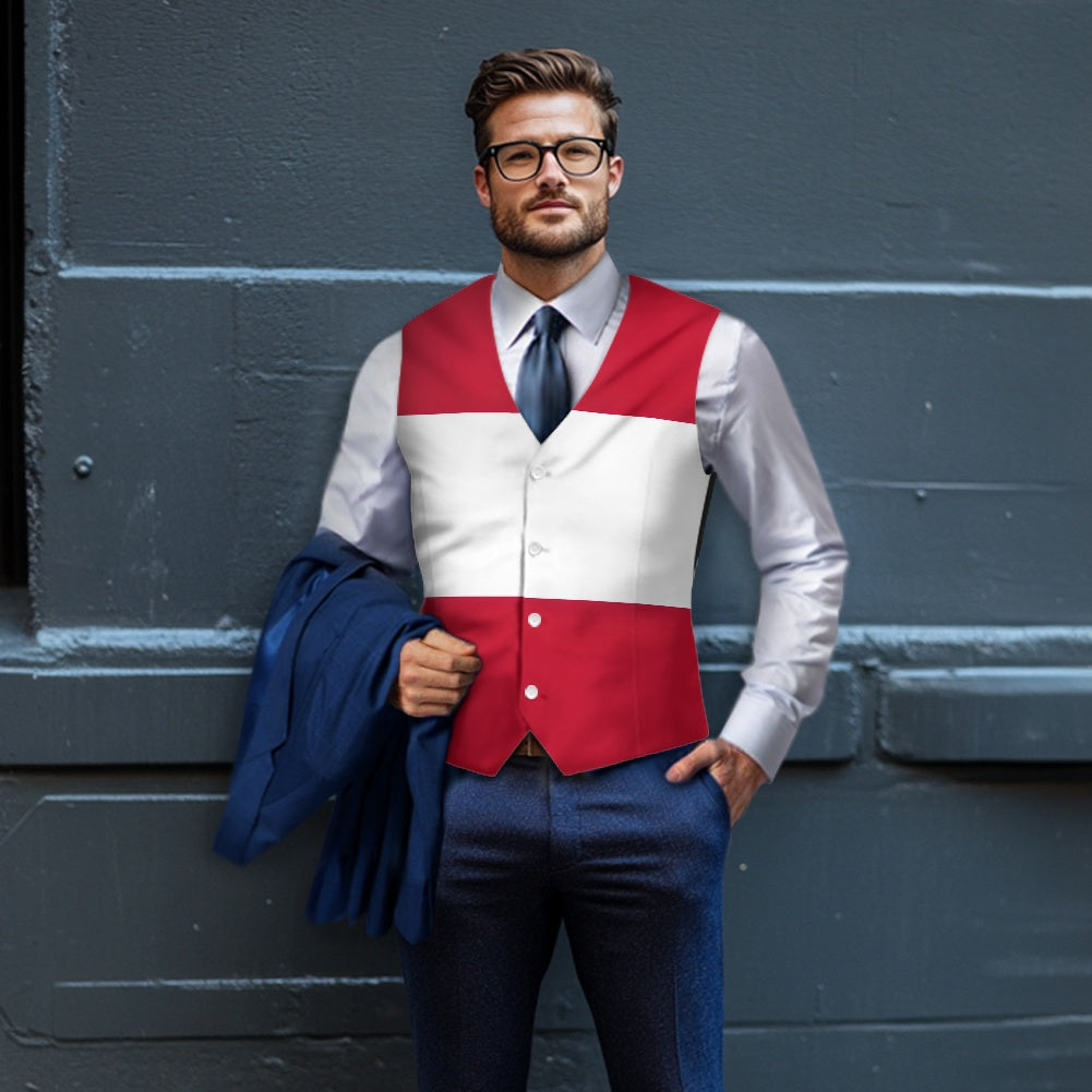 Austria Flag Suit vest jacket