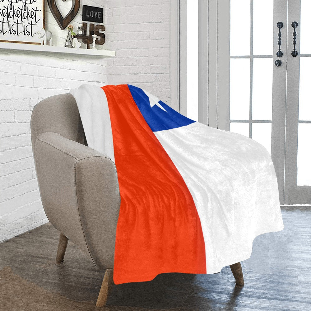 Cozy blanket with Texas flag by Luv My Flag.