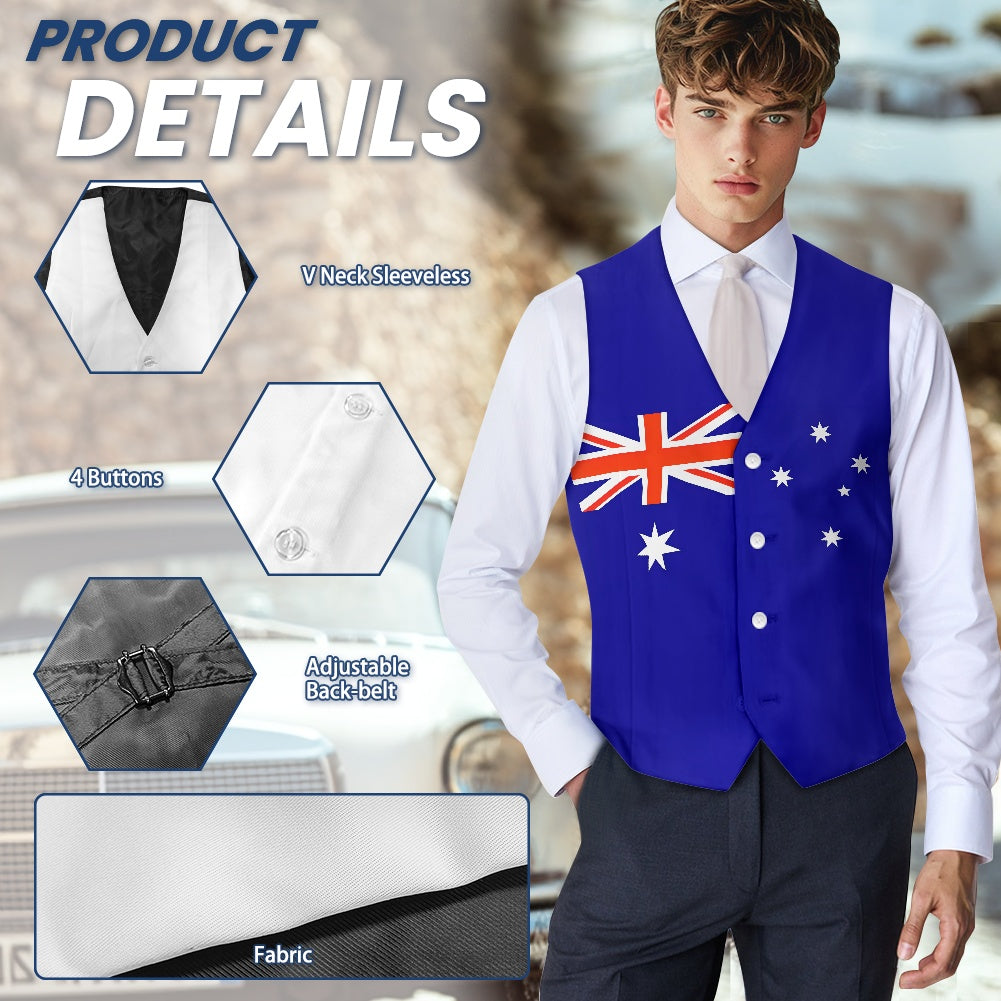 Australia Flag Suit vest jacket