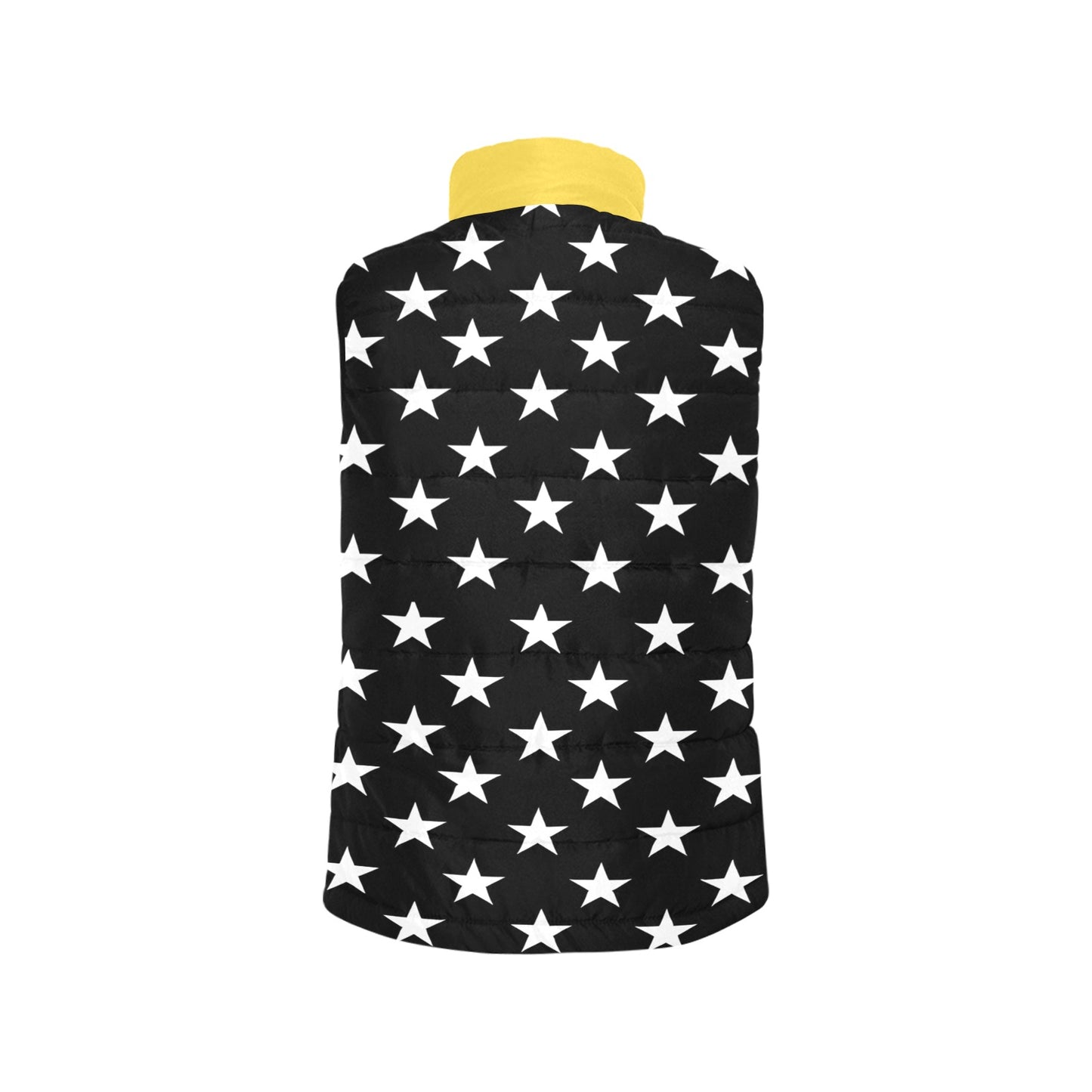 Thin Gold Line Flag Inspired Women's Padded Vest