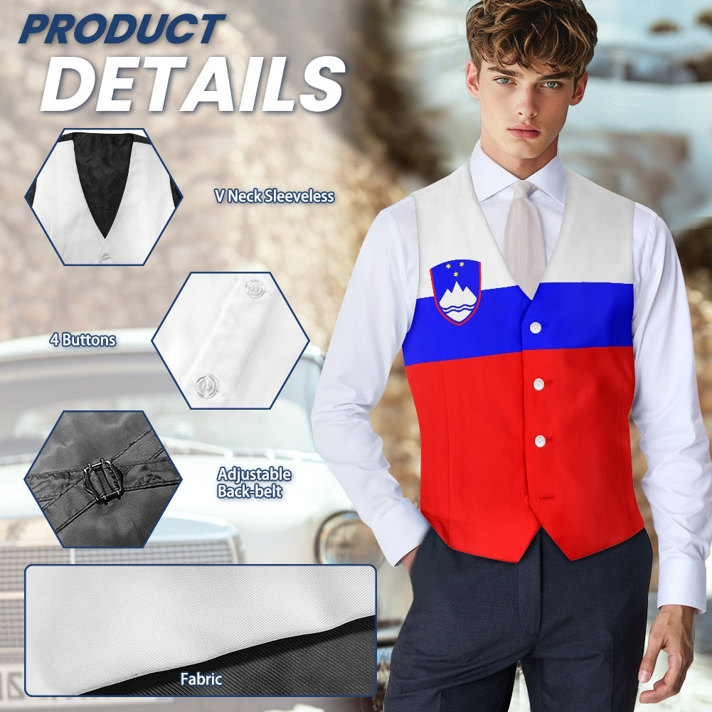 Slovenia Flag Suit vest jacket