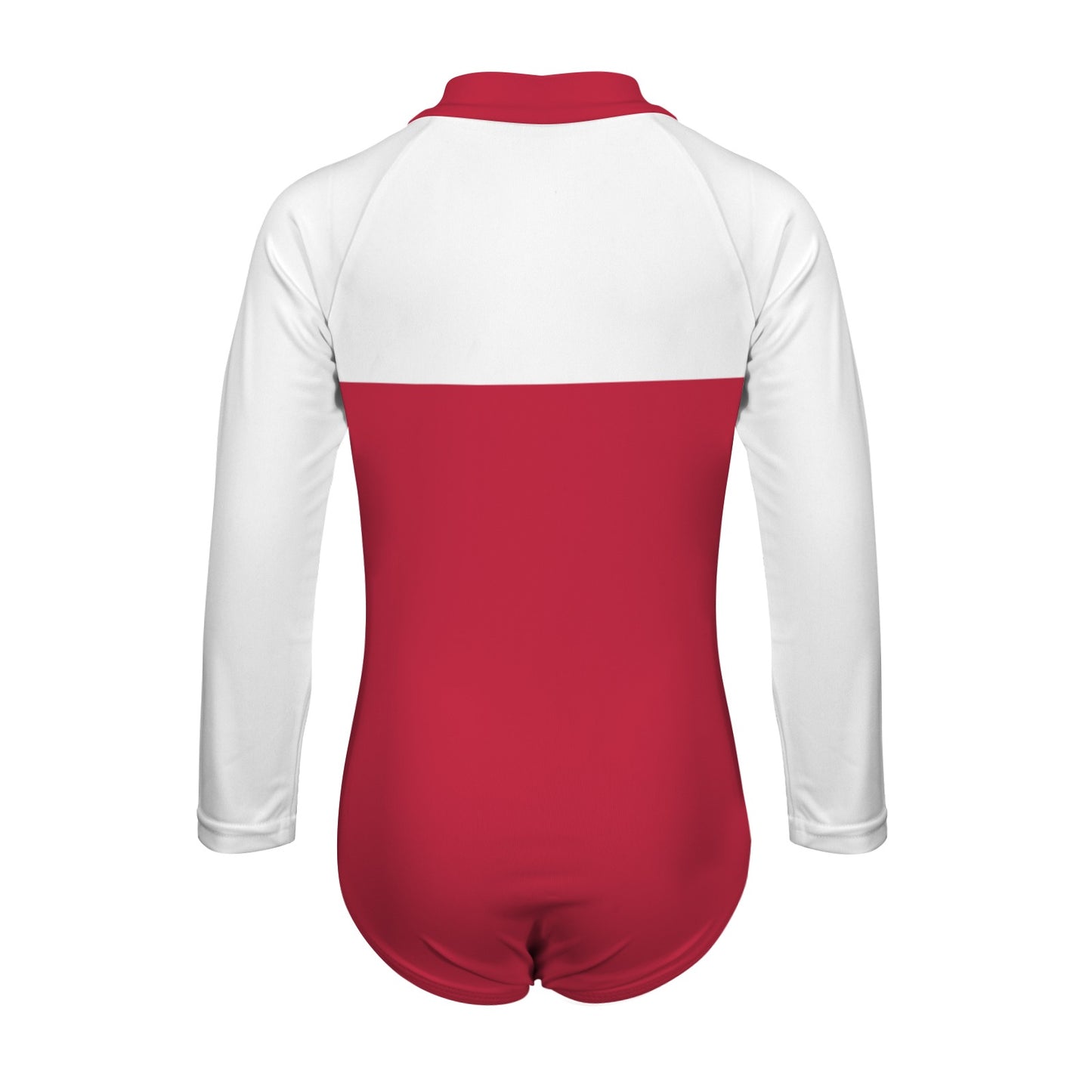 Texas Flag Little Girls' Long Sleeve One-Piece Swimsuit